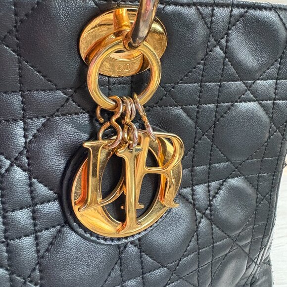 Christian Dior Lady Dior Bag Black - Picture 2 of 14